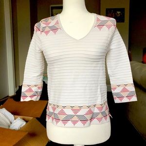 Maje Vneck knitted sweater